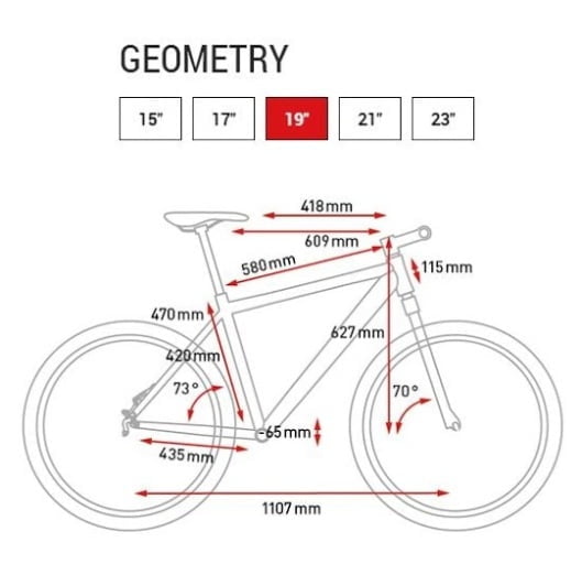 come calcolare le misure di una bicicletta