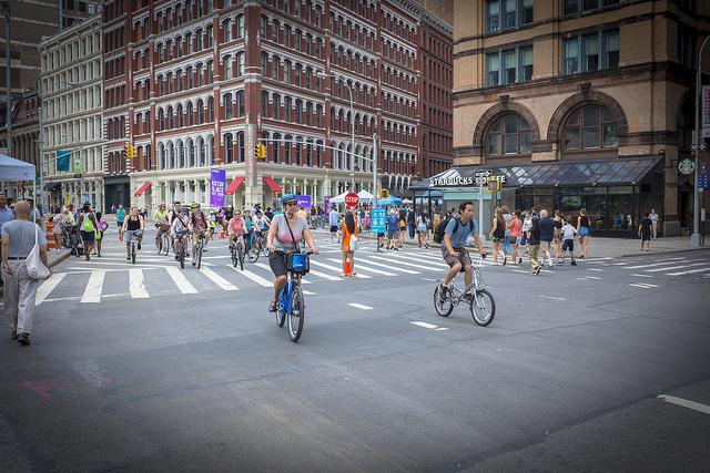 ciclisti a new york
