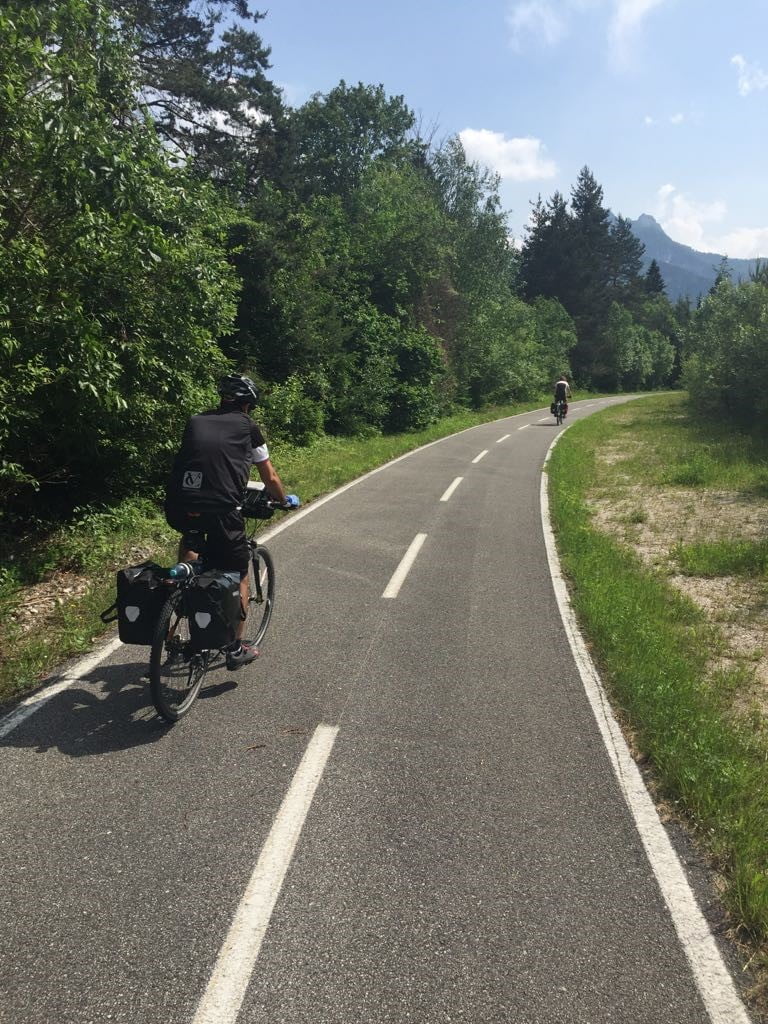 da venzone a grado in bicicletta