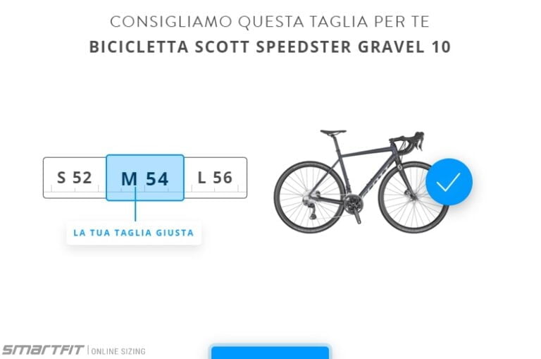 quali sono le misure per scegliere una bicicletta