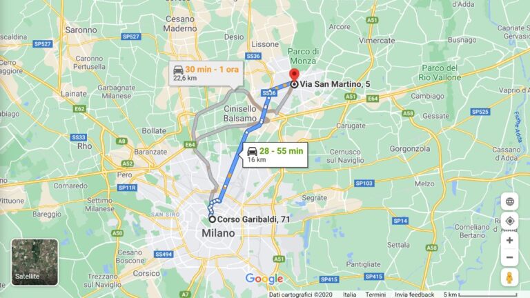 maps in bicicletta non è disponibile