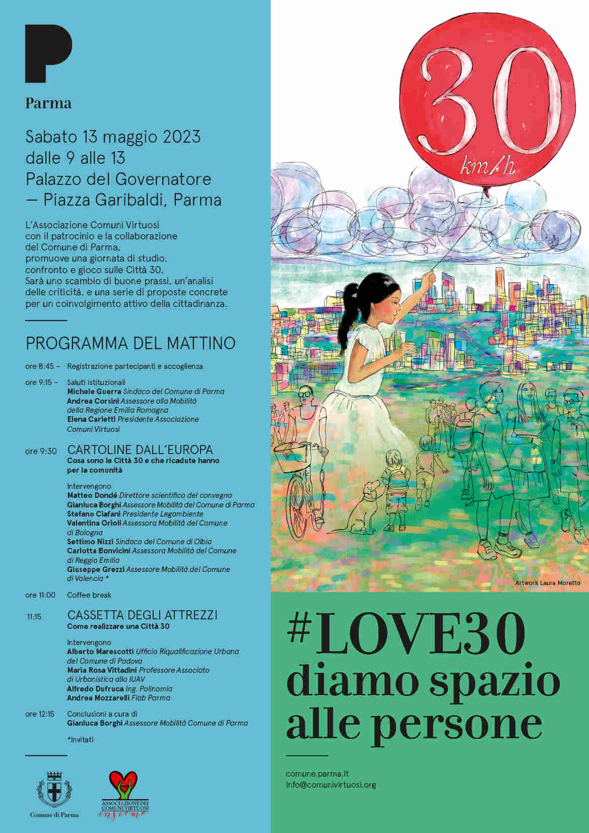 Love 30 Diamo strada alle persone convegno a Parma 13 maggio 2023